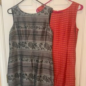 2 - John Roberts Sleeveless Sheath Dresses